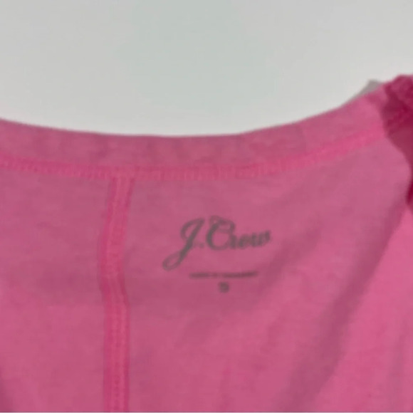 J Crew Longline Layering Tank Top Slub Cotton Pink Size Small - Picture 5 of 7